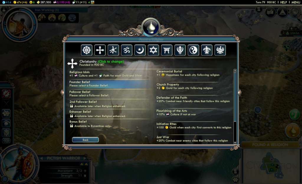 Sid Meier's Civilization V - Gods and Kings Expansion Steam CD Key screenshot 5