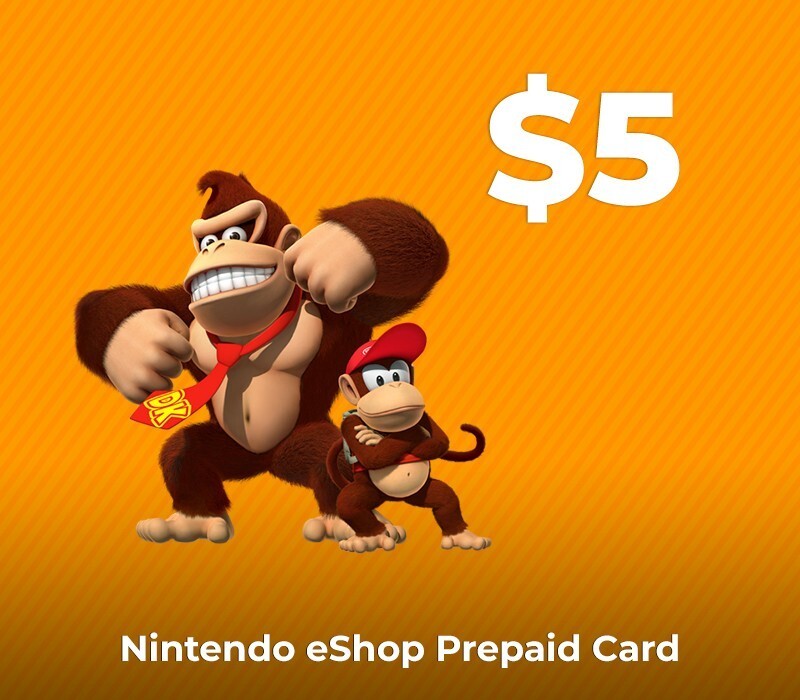 Nintendo eShop Prepaid Card USD 5 Key US