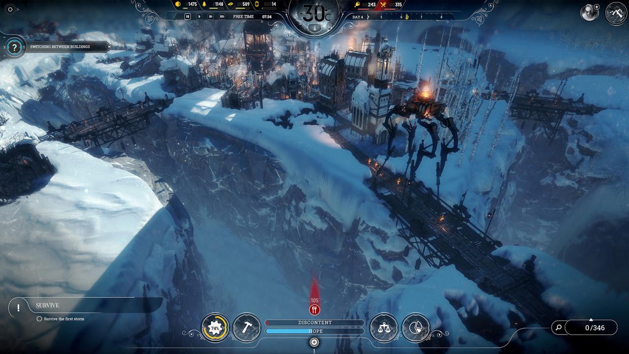 Frostpunk + The Rifts DLC Steam CD Key screenshot 6