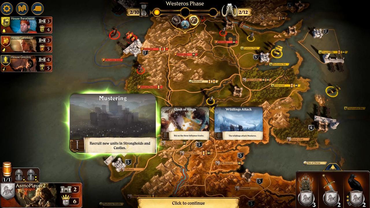 A Game of Thrones: The Board Game Digital Edition PC Steam CD Key screenshot 2