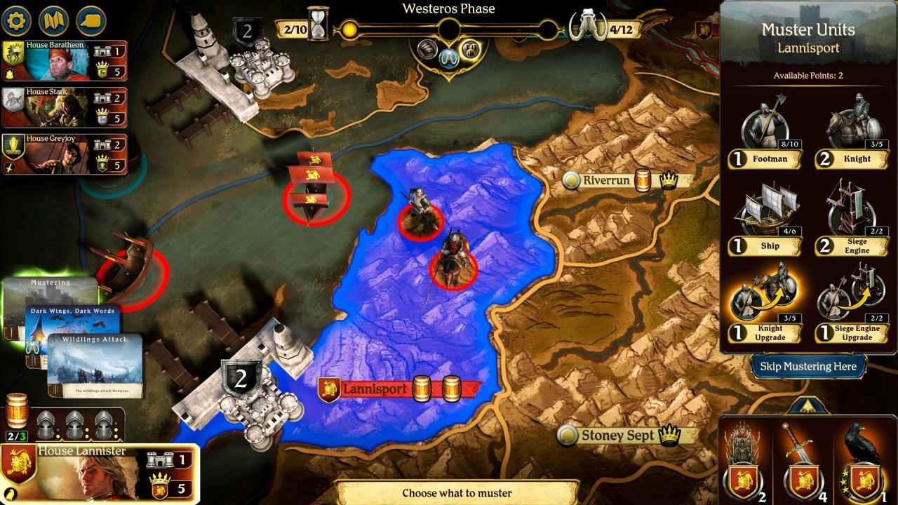 A Game of Thrones: The Board Game Digital Edition PC Steam CD Key screenshot 4