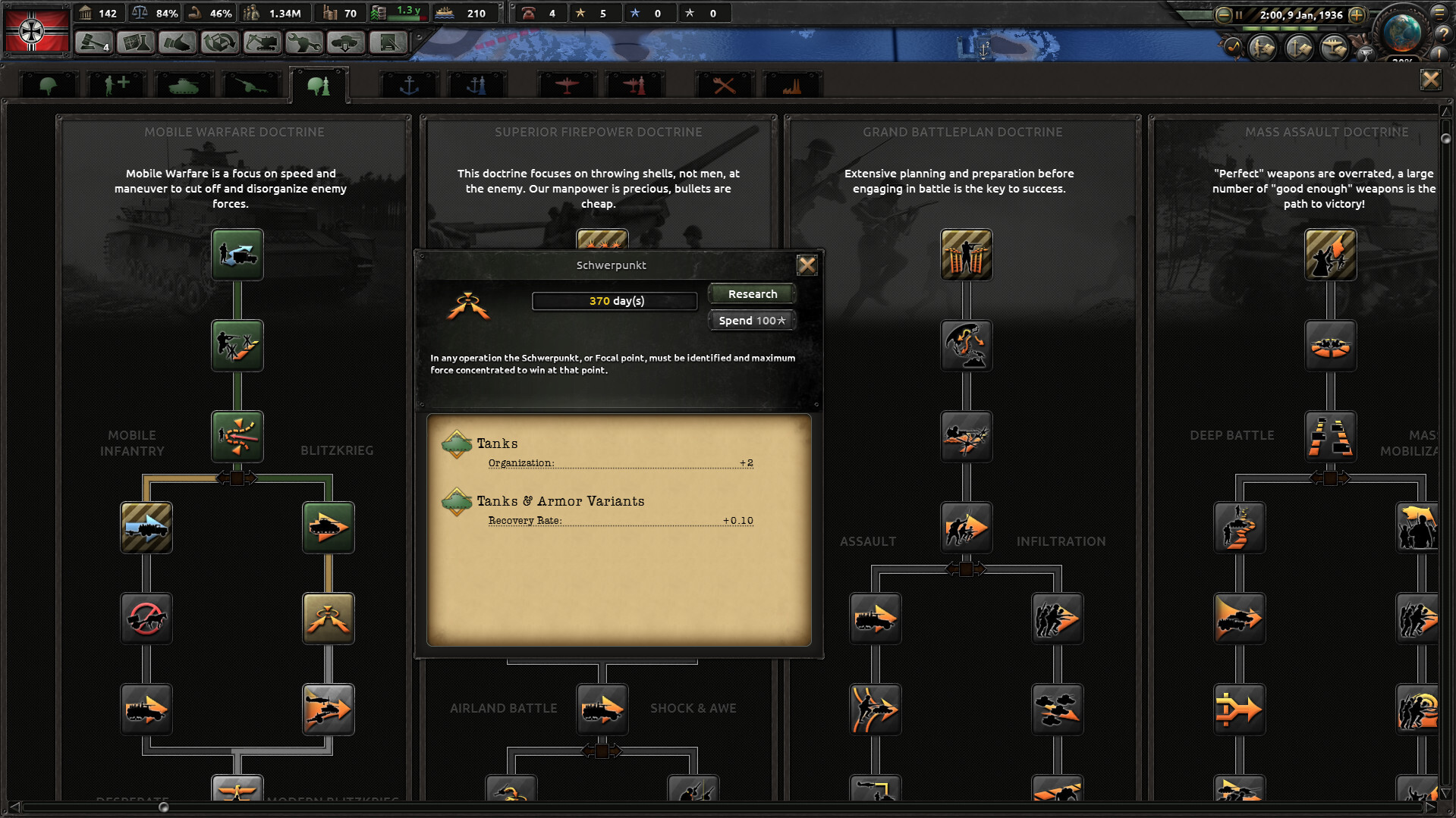 Hearts of Iron IV PC Steam CD Key screenshot 3