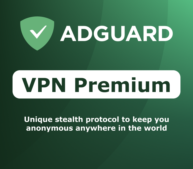 AdGuard VPN Premium Key (1 Year / 10 Devices)