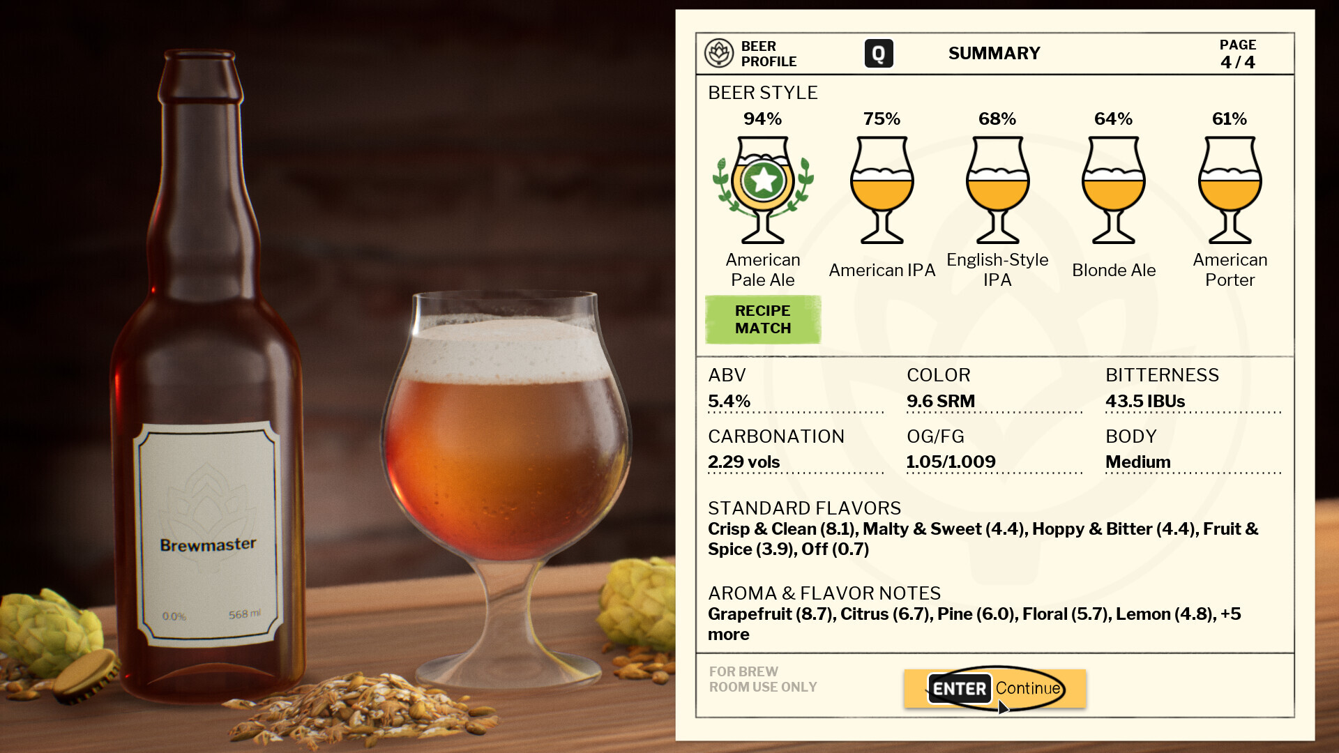 Brewmaster: Beer Brewing Simulator RoW Steam CD Key screenshot 2