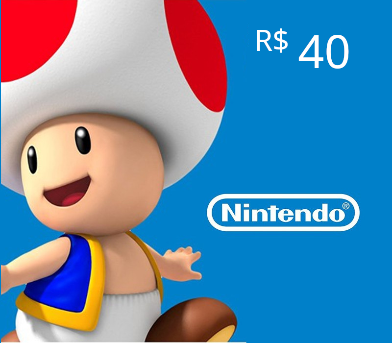 Nintendo eShop Prepaid Card R$40 BR Key