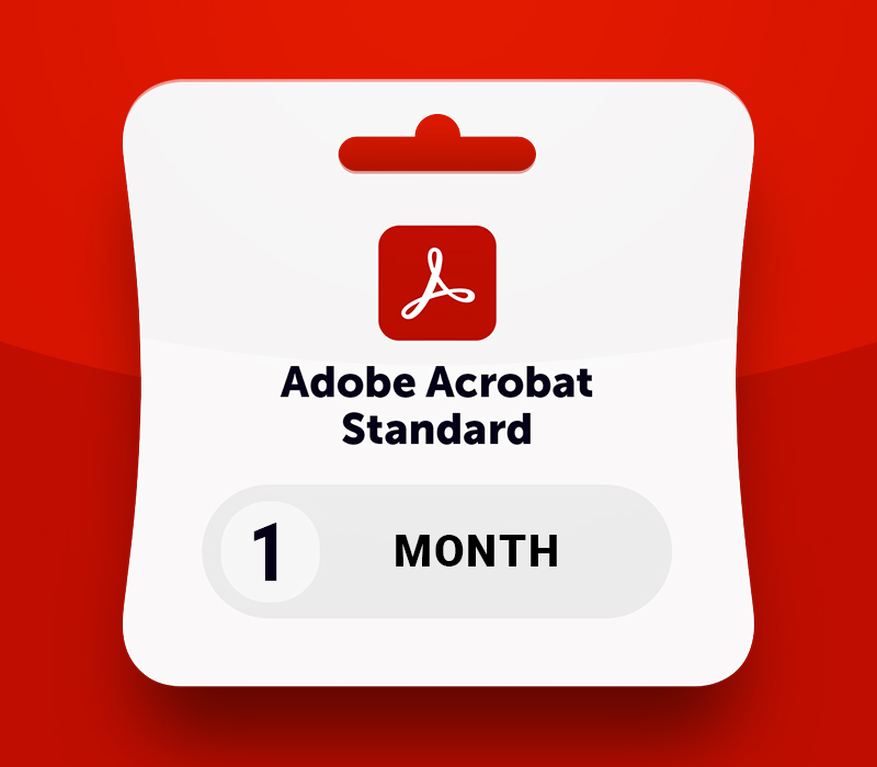 Adobe Acrobat Standard - 1 Month Subscription Key RoW
