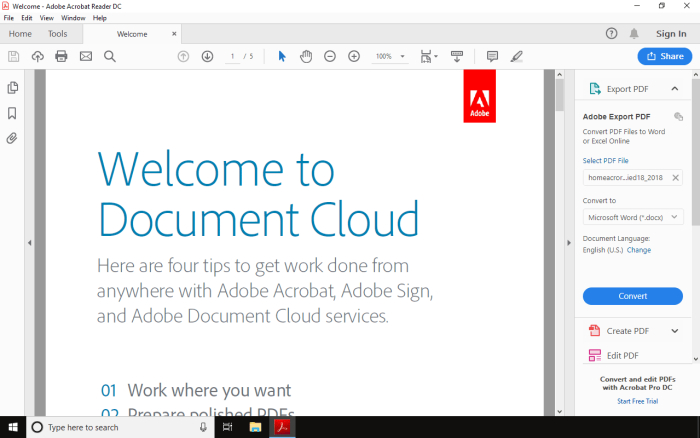 Adobe Acrobat Pro 2020 Key screenshot 2