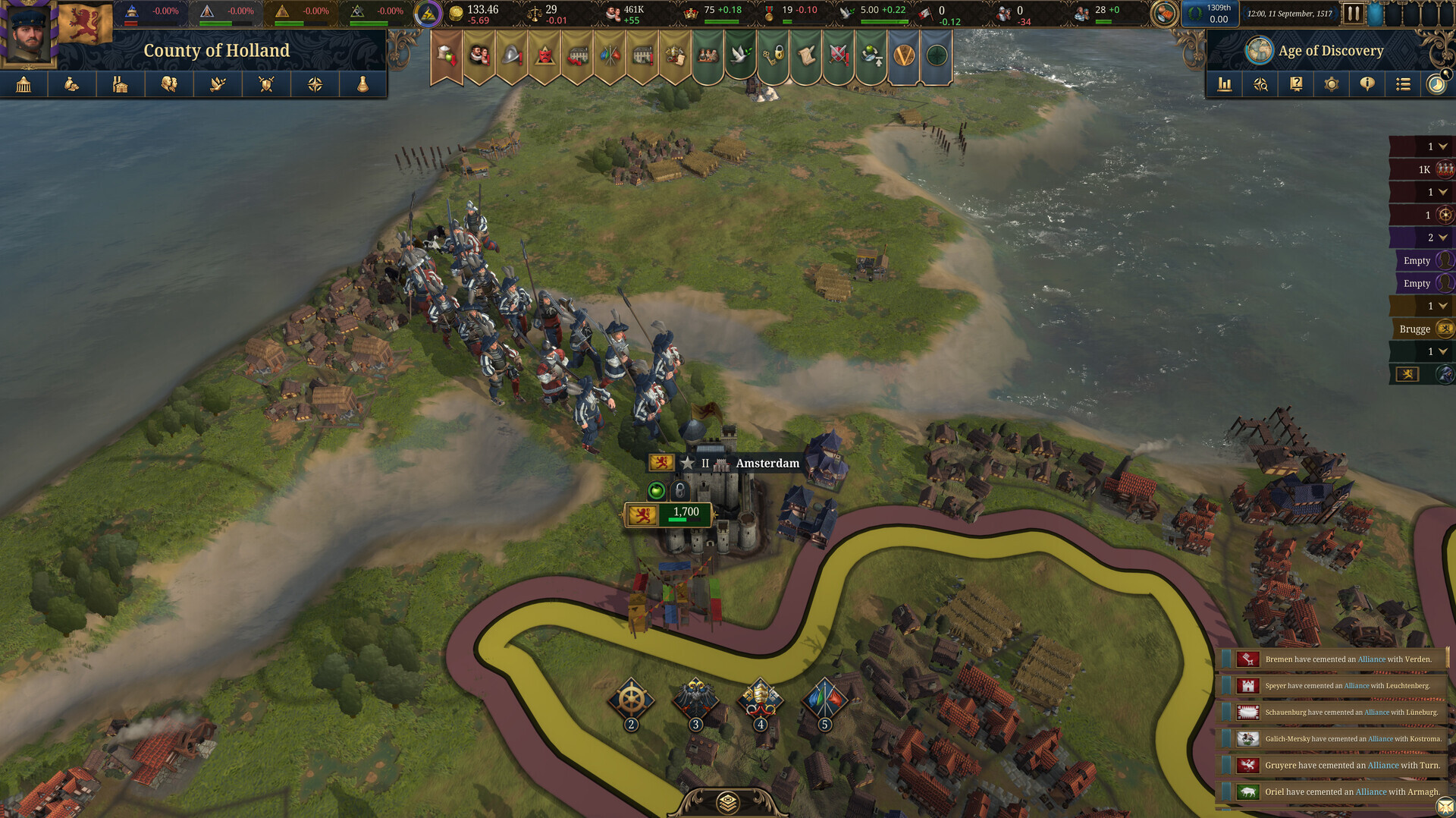 Europa Universalis V RoW PC Steam CD Key screenshot 5