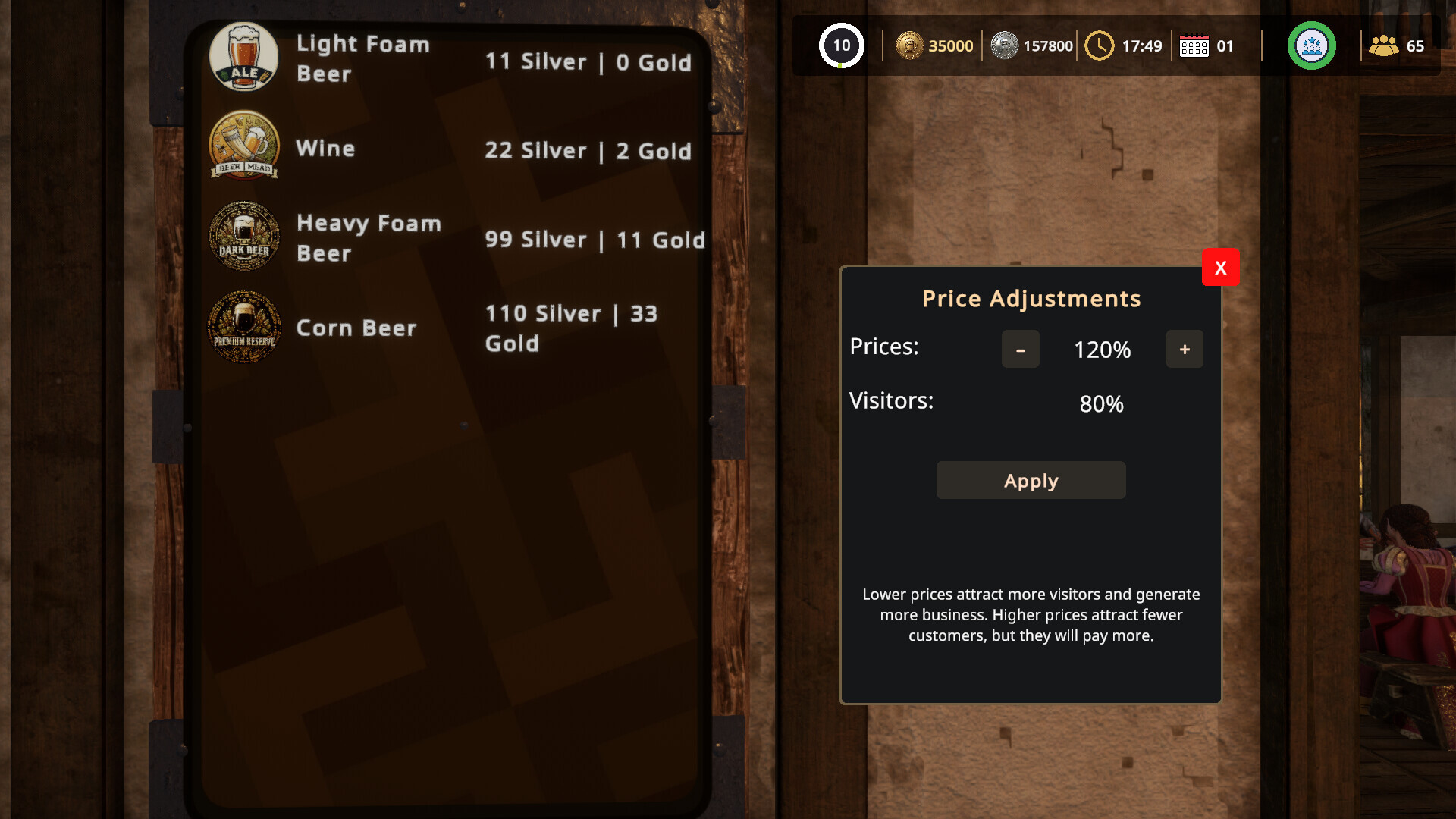 Medieval Tavern Simulator PC Steam CD Key screenshot 6